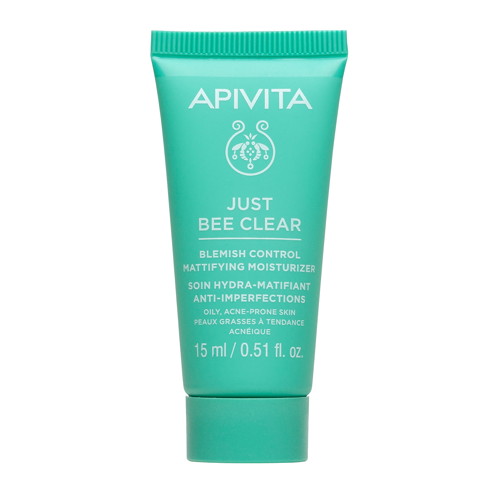 Apivita Just Bee Clear Purifying Cleansing Gel Καθαριστικό Τζελ Προσώπου Για Λιπαρή Επιδερμίδα ή Με Τάση Ακμής 200ml