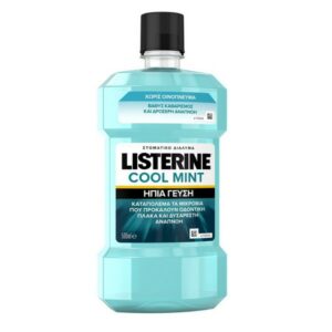 Listerine Cool Mint Στοματικό Διάλυμα Χωρίς Οινόπνευμα Με Ήπια Γεύση 500ml