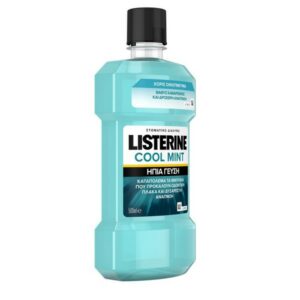 Listerine Cool Mint Στοματικό Διάλυμα Χωρίς Οινόπνευμα Με Ήπια Γεύση 500ml