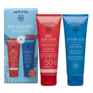 Apivita Promo Set Bee Sun Safe Hydra Fresh SPF50 Fresh Face & Body Milk 100ml &  After Sun Cool & Sooth Face & Body Gel-Cream 100ml