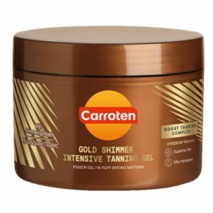 Carroten Gold Shimmer Intensive Tanning Gel Ιριδίζον Τζελ Για Πολύ Έντονο Μαύρισμα 150ml