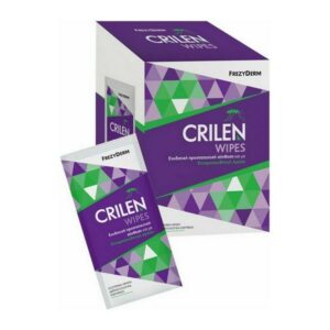 Frezyderm Crilen Anti-Mosquito Wipes Ενυδατικά Εντομοαπωθητικά Μαντηλάκια Σε Ατομικά Φακελάκια 20τμχ