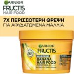 Garnier Fructis Nourishing Banana Hair Food 3-In-1 Mask Για Ξηρά Μαλλιά 400ml