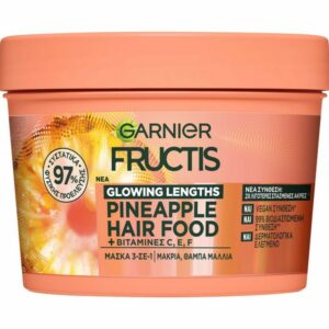 Garnier Fructis Glowing Lengths Hair Food 3-In-1 Mask Για Μακριά Θαμπά Μαλλιά 400ml