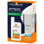 La Roche-Posay Promo Set Anthelios UVMune 400 SPF50+ Oil Control Fluid 50ml & Toleriane Sensitive Moisturiser Cream 15ml