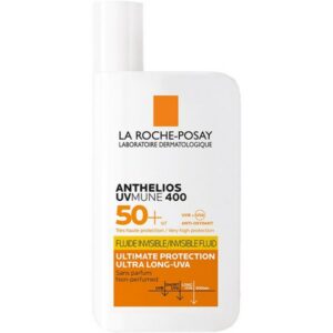 La Roche-Posay Promo Set Anthelios UVMune 400 SPF50+ Invisible Fluid 50ml & Toleriane Sensitive Moisturiser Cream 15ml