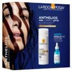 La Roche-Posay Promo Set Anthelios SPF50 Age Correct Cream 50ml &  Hyalu B5 Anti-Wrinkle Serum 10ml