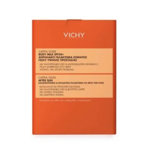 Vichy Promo Set Capital Soleil Invisible Hydrating Αντηλιακό Γαλάκτωμα SPF50+300ml & Δώρο After Sun Γαλάκτωμα Για Μετά Τον Ήλιο 100ml