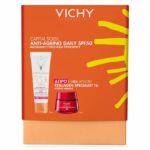 Vichy Promo Set Capital Soleil Anti-Ageing 3-in-1 SPF50 Αντηλιακή Κρέμα Προσώπου 50ml & Δώρο Liftactiv Collagen Specialist 16 Κρέμα Ημέρας 15ml