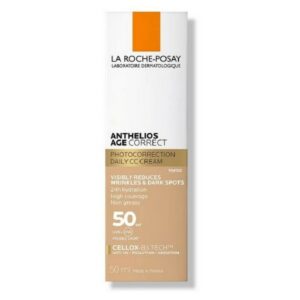 La Roche-Posay Αnthelios Age Correct SPF50 Αντηλιακό Προσώπου Κατά Tων Σημαδιών Γήρανσης Mε Χρώμα 50ml