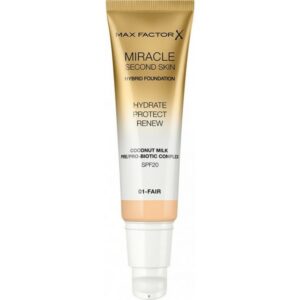Max Factor Miracle Second Skin SPF20 Hybrid Foundation 30ml