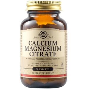 Solgar Calcium Magnesium Citrate 50 Tabs