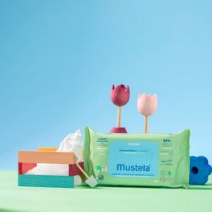 Mustela Compostable Cleansing Wipes Υγρά Μαντηλάκια Καθαρισμού 60τμχ