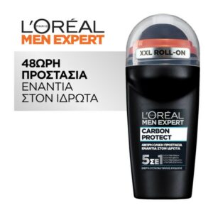 L’oreal Paris Men Expert Carbon Protect 5 in 1 Αποσμητικό Roll-on 50ml