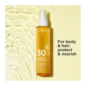 Clarins High Protection Beautifying Sun Care Oil SPF 30ml 150ml