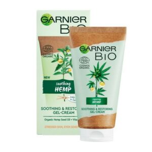 Garnier Bio Soothing Hemp & Restoring Gel-Cream Ενυδατική Κρέμα Mε Έλαιο Κάνναβης 50ml