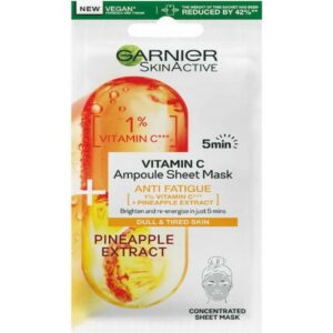 Garnier Skin Active Pineapple Extract and 1% Vitamin C Ampoule Sheet Mask 15gr