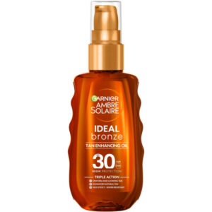 Garnier Ambre Solaire Ideal Bronze Tan Enhancing Protection Oil Spf30 Αντηλιακό Λάδι 150ml