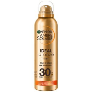 Garnier Ambre Solaire Ideal Bronze SPF30 Face & Body Mist Spray 150ml