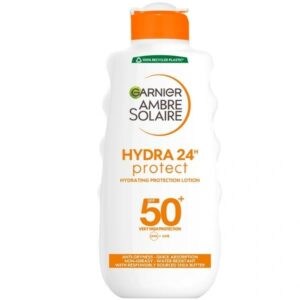 Garnier Ambre Solaire Hydra 24h Protection Lotion Αντηλιακό Γαλάκτωμα Πολύ Υψηλής Προστασίας SPF50+ 200ml