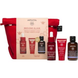 Apivita Promo Beevine Elixir Firming Activating Lift Serum 30ml & Wrinkle & Firmness Lift Light Texture Cream 15ml & Cleansing Creamy Foam Face & Eyes 75ml