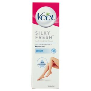 Veet Silky Fresh Sensitivive Skin Hair Removal Cream Αποτριχωτική Κρέμα Σώματος 100ml
