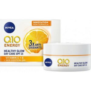 Nivea Q10 Energy Healthy Glow SPF15 Ενυδατική Κρέμα Προσώπου Ημέρας 50ml