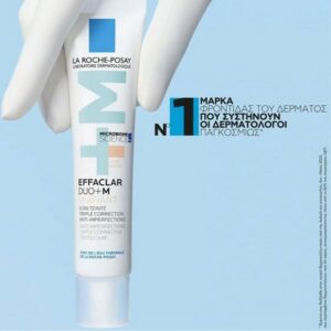 La Roche-Posay Effaclar Duo+M Unifant Anti-Imperfections Triple Corrective Light Shade Επανορθωτική Κρέμα Με Χρώμα 40ml