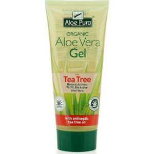 Optima Aloe Vera Gel with Tea Tree Αντιβακτηριακό Τζελ Αλόης με Έλαιο Τεϊόδεντρου 200ml