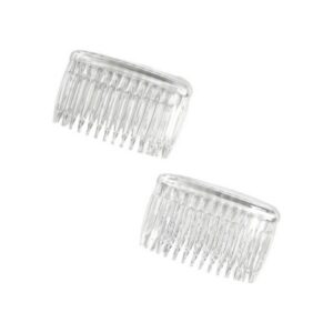 Ro Accessories Χτενάκι Νο 12-0038 Διάφανο 7cm Σετ 2τμχ